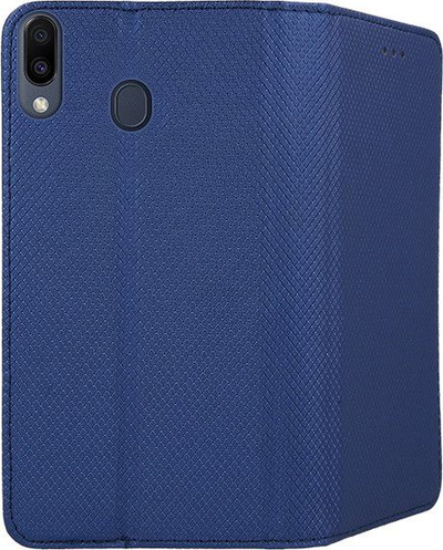 Këllëf libër CASES për Samsung Galaxy M20, me xhep kartash, blu