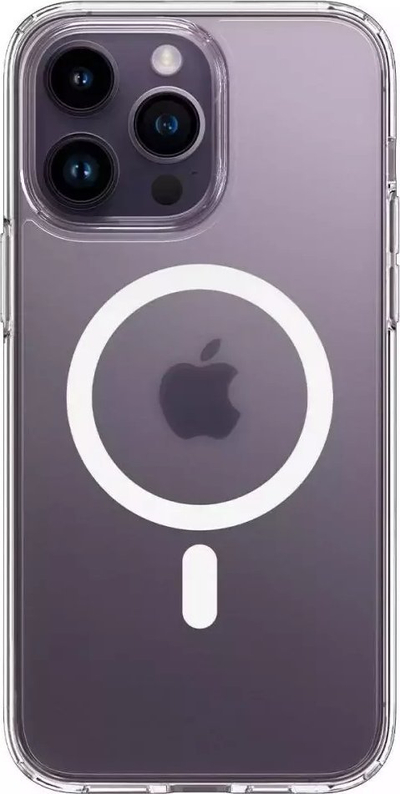 Kapak telefoni Spigen Ultra Hybrid MagFit, për iPhone 14 Pro, MagSafe, transparent