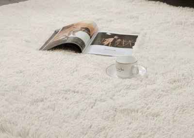 Тапет Living Room Dense Soft Plush Shaggy, 250x300 cm, долг мек плюшен, крем беж