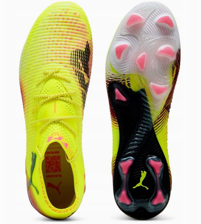 Këpucë futbolli Puma Future 8 Ultimate Low FG M 108361-03, për bar natyral, të verdha