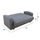 Divan-Shtrat 2-vendësh Dimos 157×77×83 cm (HM3075.03), gri