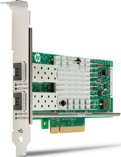 Kartë rrjeti HP X550-T2, 10GbE, 2 porta RJ45, PCI Express
