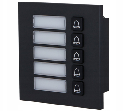 Modul tastiere Dahua VTO4103FB-MB5, 5 butona, i zi