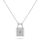 Set bizhuteri për femra Brilio Silver, qafore + vathë, i argjendtë