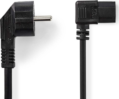 Kabllo rryme Nedis, IEC-320-C13, 2m, e zezë