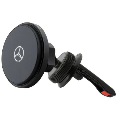 Mbajtës magnetik për makinë Mercedes MEMWCCK, MagSafe, karikues wireless 15W, i zi