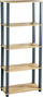 Raft librash Kesper, 5 nivele, 147 cm, kafe