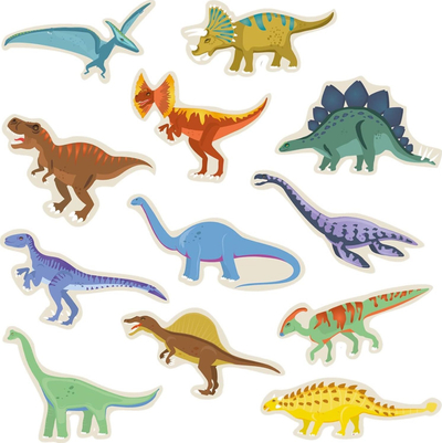Set edukativ SES Creative I Learn Dinosaurs 14630, me dinosaurë, për kalamaj