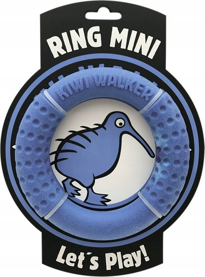 Lodër unazë për qen Kiwi Walker TPR Rubber Ring, 13cm, portokalli