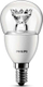 Llampë LED Philips Golfball, 3W E14, dritë e bardhë e ngrohtë, xham i tejdukshëm