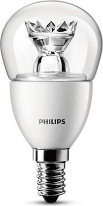 Llampë LED Philips Golfball, 3W E14, dritë e bardhë e ngrohtë, xham i tejdukshëm