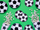 Peshqirë letre Ball, 27 x 27 cm, 20 copë, të bardhë me print të zi
