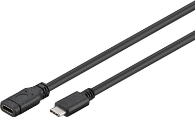Kabllo USB MicroConnect USB3.1CC1EX, USB C në USB C, 1 m, e zezë