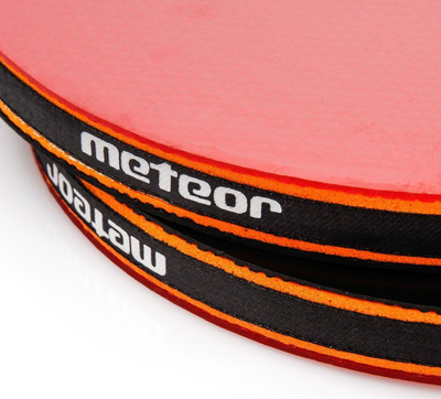 Set pingpongu Meteor, 2 paleta, 3 topa, portokalli