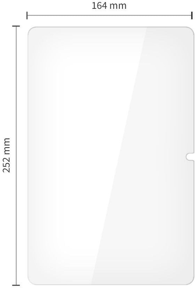 Xham mbrojtës Tech-Protect Glass Fit+, Galaxy Tab A9 Plus A11 Plus 11", 2 copë, transparent