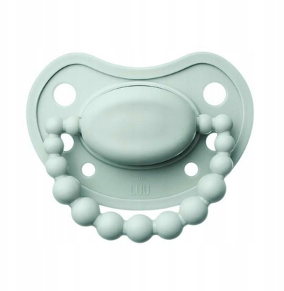 Qetësues për bebe Luu Kids Positioning, silikon mjekësor, 0–3 muajsh, Frozen Sage