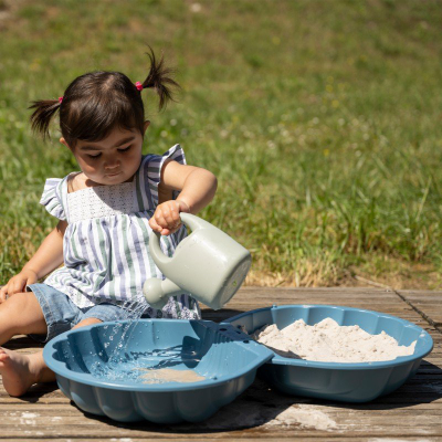 Rërëbërës me dy pjese Smoby Life 850212, plastikë e ricikluar, për kalamaj, jeshile