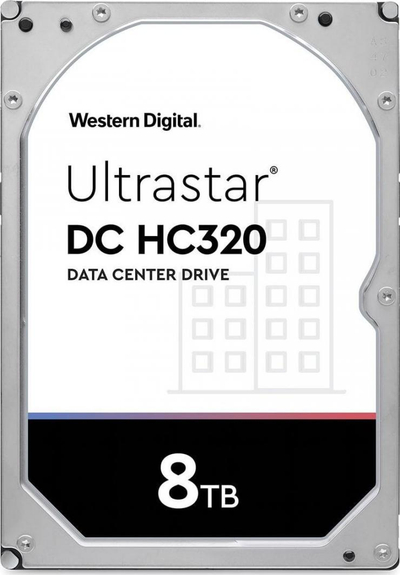 Disk serveri Western Digital Ultrastar DC HC320, 7K8, 8 TB, 3,5", 256 MB, SAS-3, 12Gb / s