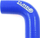 Lidhës silikoni TurboWorks Elbow 90°, 40mm, rezistent presioni, blu
