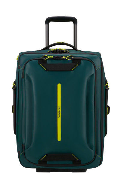 Çantë Duffle Me 2 Rrota Samsonite Ecodiver 55/20 Ngjyrë Gur Kali / Lime