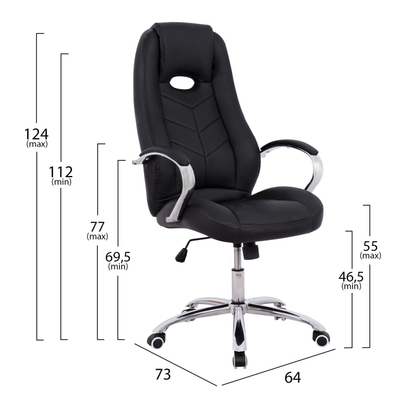 Karrige zyre e zezë (HM1103.01), zezë