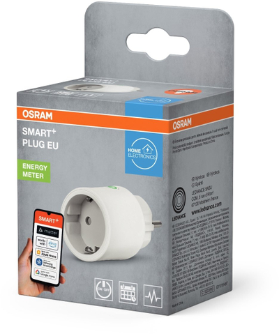 Паметна приклучница OSRAM Smart+ Radio Socket, WiFi Matter, контрола преку апликација, бела