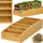 Rrafsh bambuje për erëza Bamboo Spice Rack, 36x14 cm, bambu, kafe natyrale