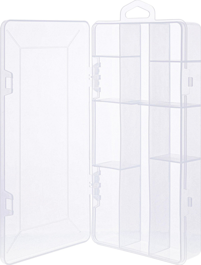Кутија организер InLine, 10 прегради, 206x107x33mm, проѕирна