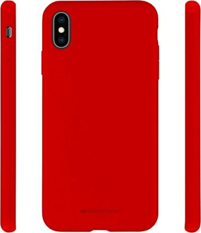 Kapak silikoni Mercury për Samsung Galaxy A14 5G, i hollë, i kuq
