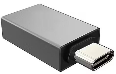 Përshtatës USB Platinet Media, USB C në USB A, 5 Gbps, gri