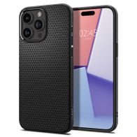 Mbrojtëse për celular iPhone 15 Pro Spigen Liquid Air, i zi