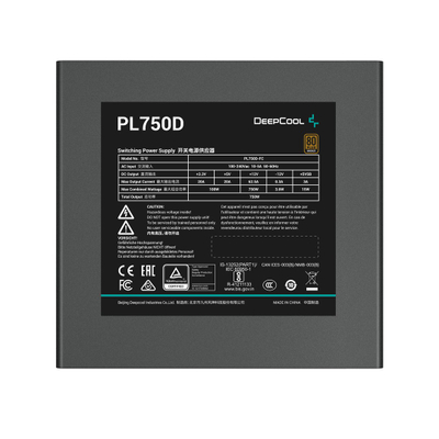 Burim energjie Deepcool PL750D R-PL750D-FC0B-EU , 750W