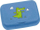 Kuti dreke Leonardo Bambini Blue Crocodile, për kalamaj, plastike, blu