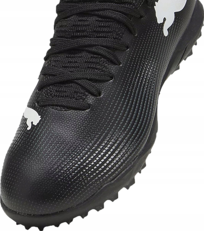 Këpucë futbolli Puma Future 7 Play TT Jr 107737 02, për kalamaj, për bar sintetik, të zeza