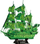 Puzzle 3D CubicFun Flying Dutchman T4041h, 360 copa, që ndrit në errësirë