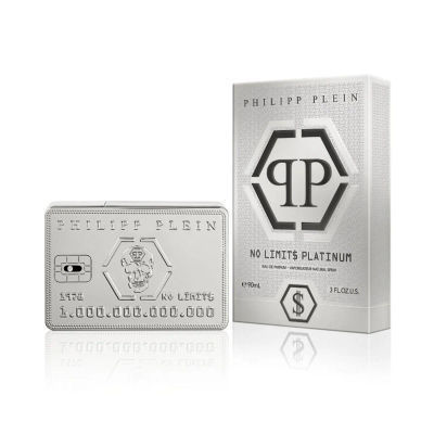Eau de Parfum Philipp Plein No Limits Platinum, 90ml 