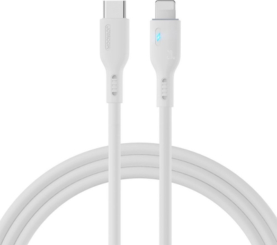 Kabllo karikimi Joyroom JYR717, USB‑C në Lightning, 2 m, e bardhë