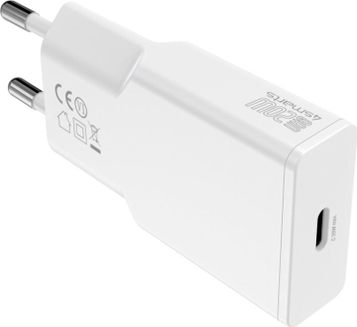 Karikues 4smarts PDPlug Slim, 20W GaN, 1x USB C, i bardhë