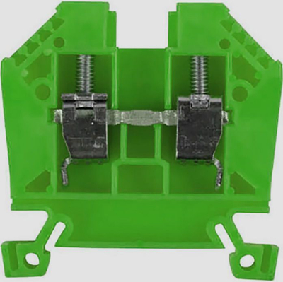 Bllok terminal EM Group EURO 43408GR, 2P, 2.5mm², i gjelbër