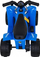Katërçik elektrik për kalamaj Ramiz Honda TRX 250X, motor 30W, bateri 6V, blu
