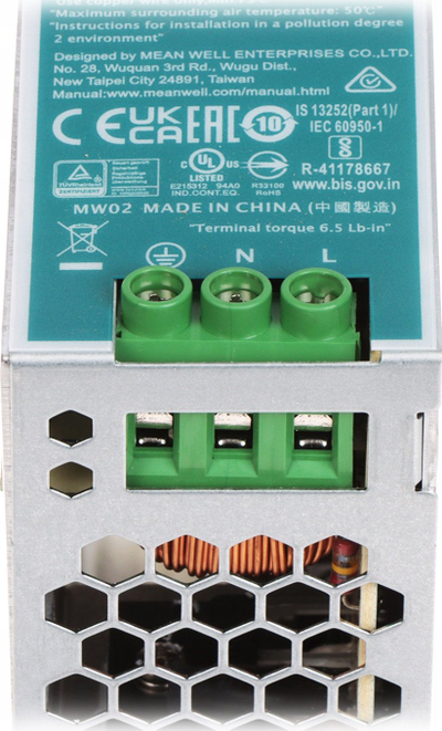 Furnizim energjie Mean Well EDR-120-24, 120W, 24V, gri