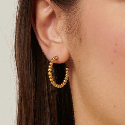 Vathë për femra S'Agapõ Chunky Hoop SHK40, të artë