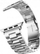 Rrip ore Mercury Metal për Apple Watch, 42/44/45mm, çelik inox, argjendtë