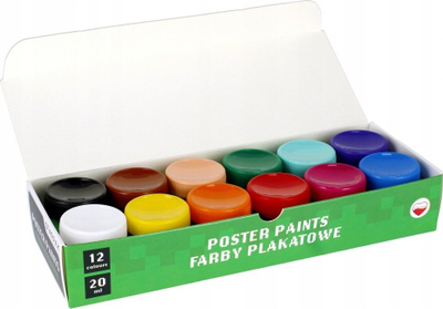 Ngjyra posteri Starpak Pixel Game Diagonal, set me 12 ngjyra, 20 ml
