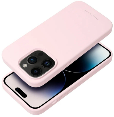 Kapak silikoni Roar Cloud Skin për iPhone 16e SE 4 2025, shumë i hollë, rozë e çelët