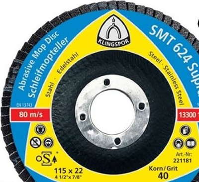 Disk smerilues Klingspor SMT325 EXTRA (K321664), 125mm