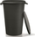 Kosh plehrash plastike Prosperplast SMOOTH, 120L, me doreza, ngjyrë antracit