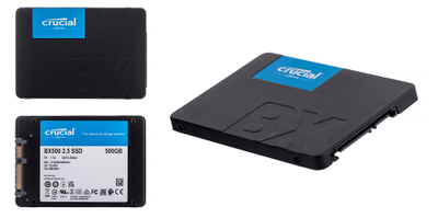 Disk SSD Crucial BX500, 500GB, 2.5", SATA III