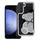 Заштитна маска за телефон Teddy Bear за Samsung S24 FE, силикон, сребрена