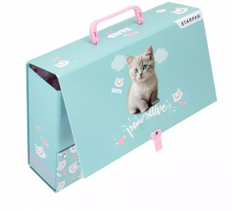 Folder me dorezë Starpak Kitty, A4, 95mm, shumëngjyrësh